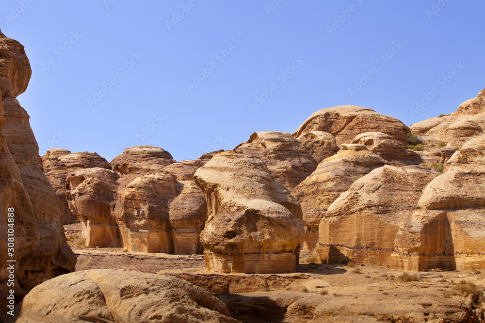 Mountains around Petra valley. Jordan, Petra