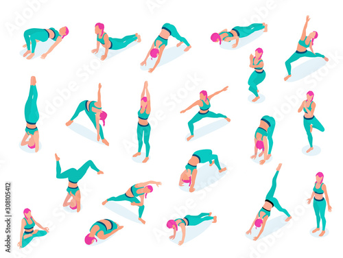 Fitness Yoga Woman Set 