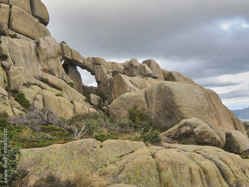 La Pedriza in the Sierra de Guadarrama National Park. Madrid's community. Spain