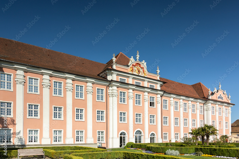 Facade of castle Meersburg