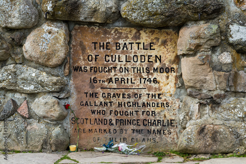 Fotografía Battle of Culloden memorial
