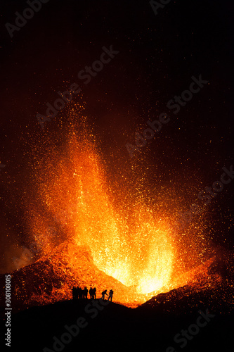 The 2010 eruptions of Eyjafjallajökull were volcanic events at Eyjafjallajökull in Iceland which, although relatively small for volcanic eruptions, caused enormous disruption to air travel.