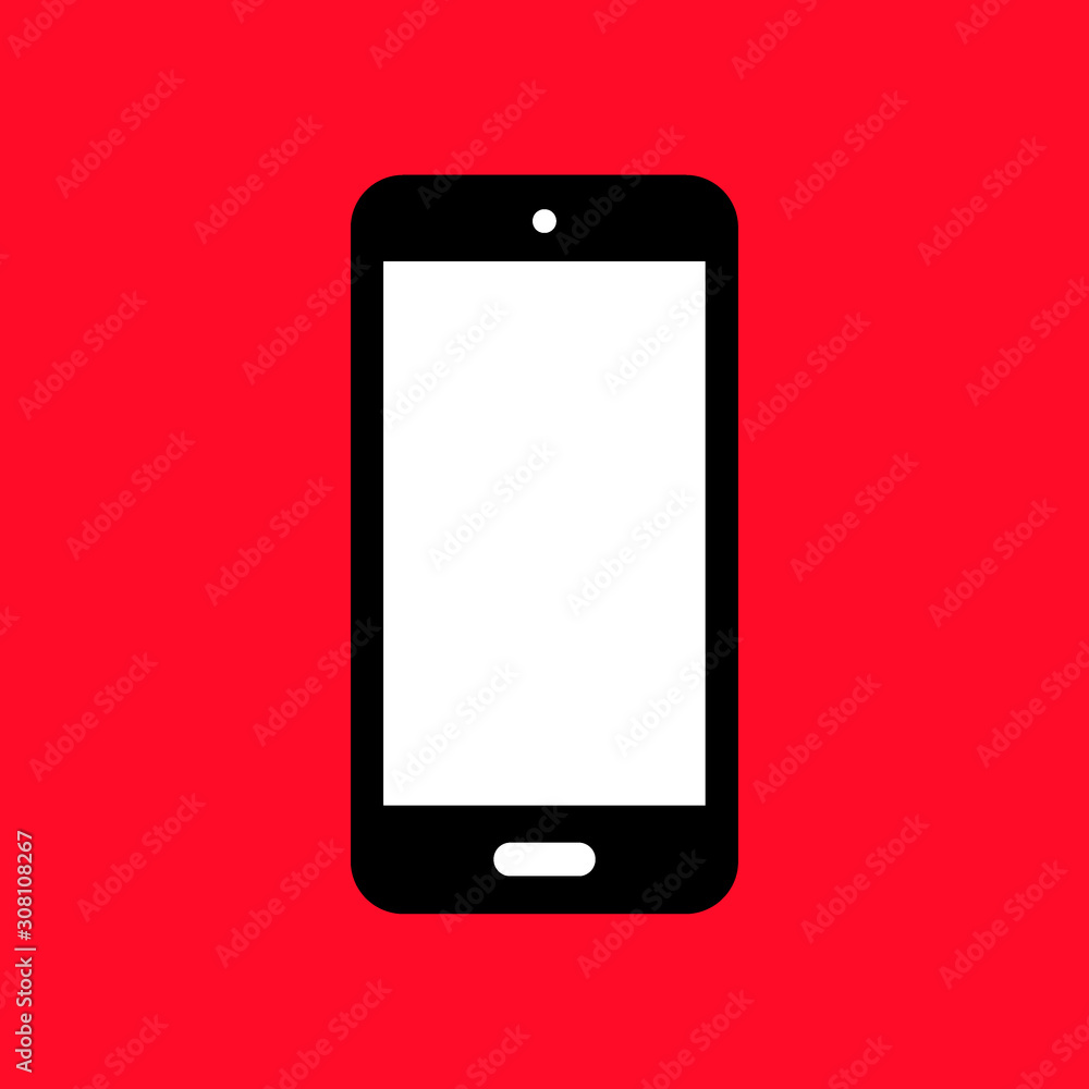 cell phone vector icon, black and white phone icon cell phone vector icon, black and white phone icon