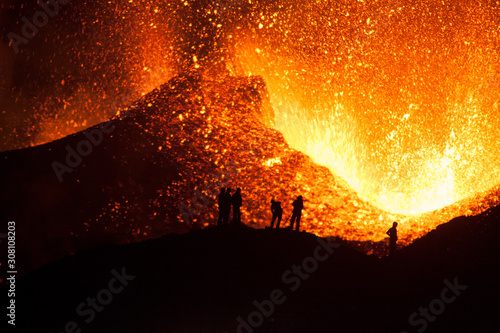 The 2010 eruptions of Eyjafjallajökull were volcanic events at Eyjafjallajökull in Iceland which, although relatively small for volcanic eruptions, caused enormous disruption to air travel.