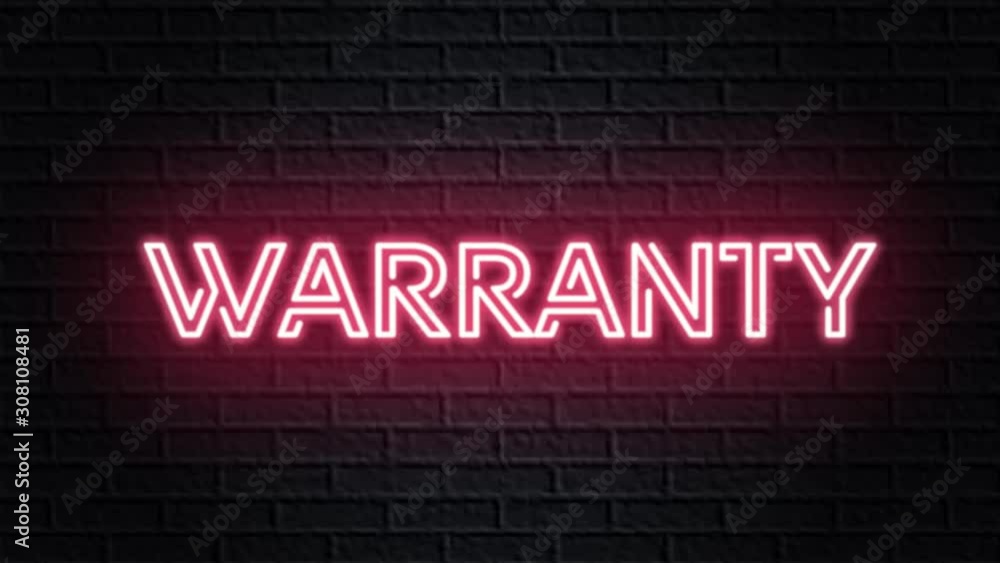 red neon video animation warranty red neon video animation warranty