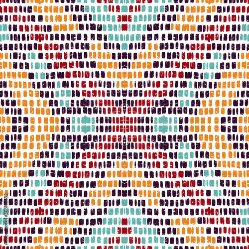 Wallpaper Mural Cornflower Ogee Tile. Blue Tie Dye Vector Seamless Pattern. Indian Carpet Graphic Ornament. Cornflower Navajo Textile Wallpaper. Abstract Tile Indonesian. Torontodigital.ca