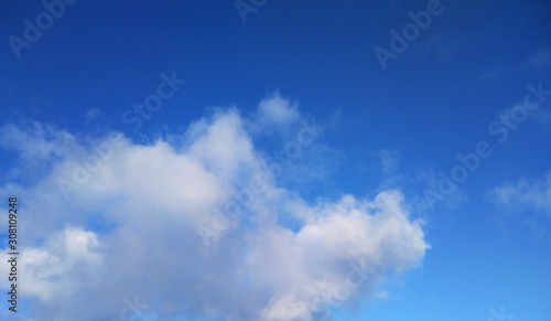 cloudscape with blue sky  atmosphere background  abstraction