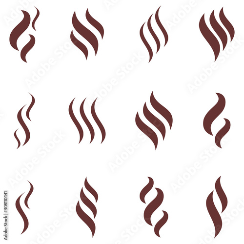 aroma icon vector design symbol