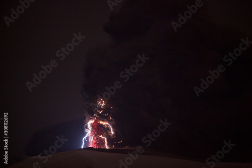 The 2010 eruptions of Eyjafjallajökull were volcanic events at Eyjafjallajökull in Iceland which, although relatively small for volcanic eruptions, caused enormous disruption to air travel.