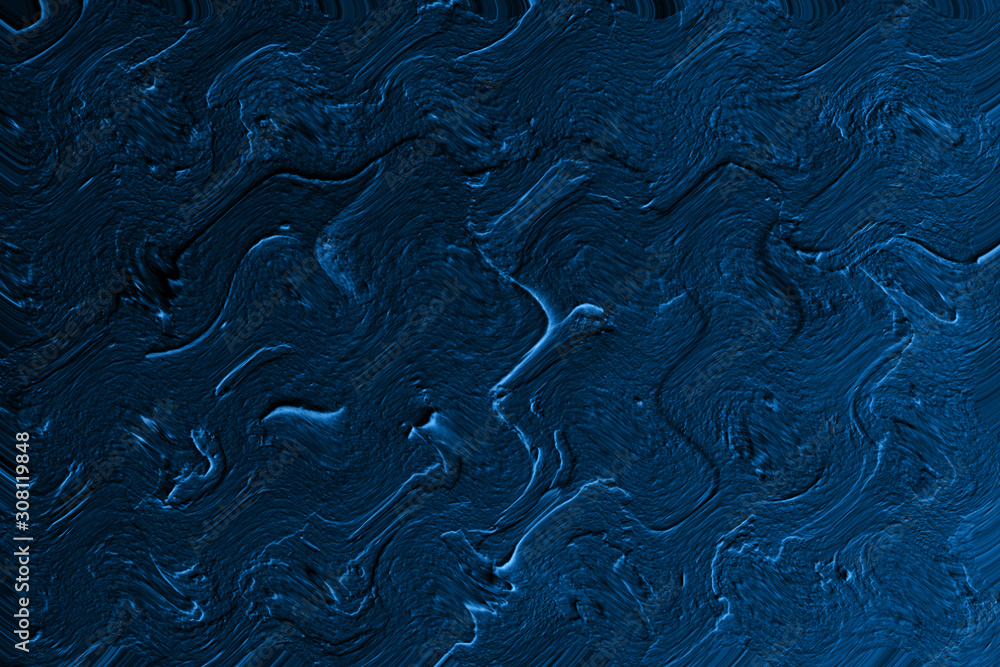abstract dark blue background with waves