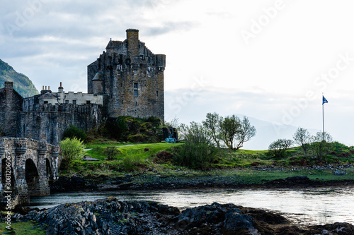 bridge water sky Eilean Donan castle