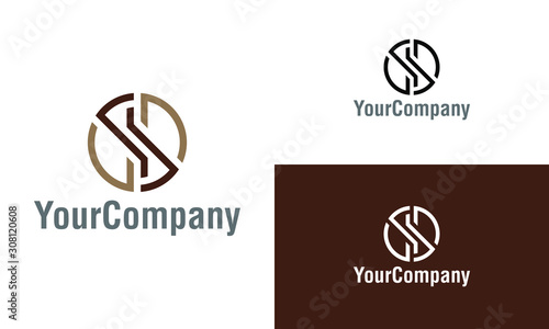 Simple monogram letter SSD logo icon design template elements. Simple minimalist template graphic illustration. Creative vector emblem, for icon or design concept.
