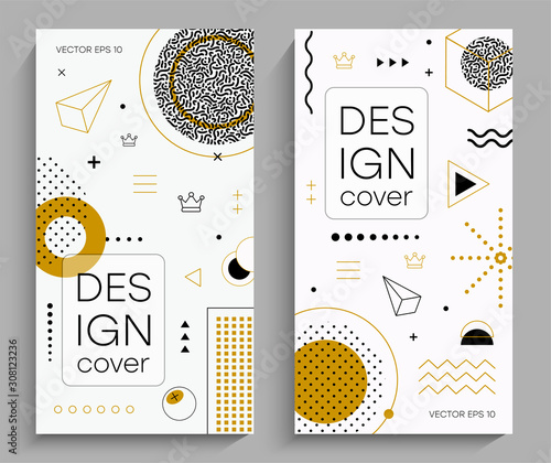 Memphis design elements. Retro funky graphic, 90s trends designs and vintage geometric print illustration element. Constructivism memphis vector isolated symbols collection. Vector EPS 10
