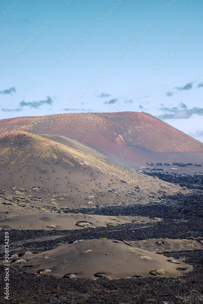 View on vulcanic fields