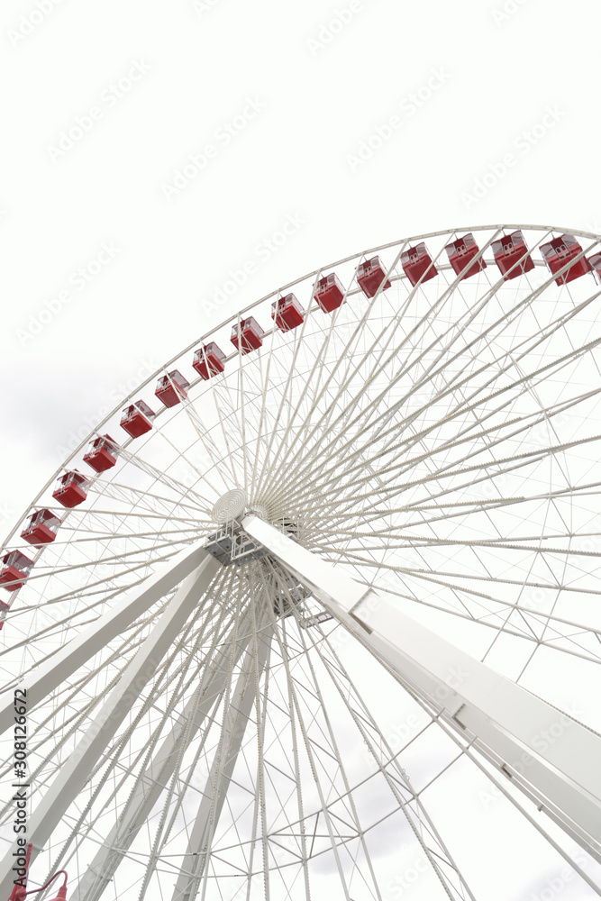 White Giant wheel 