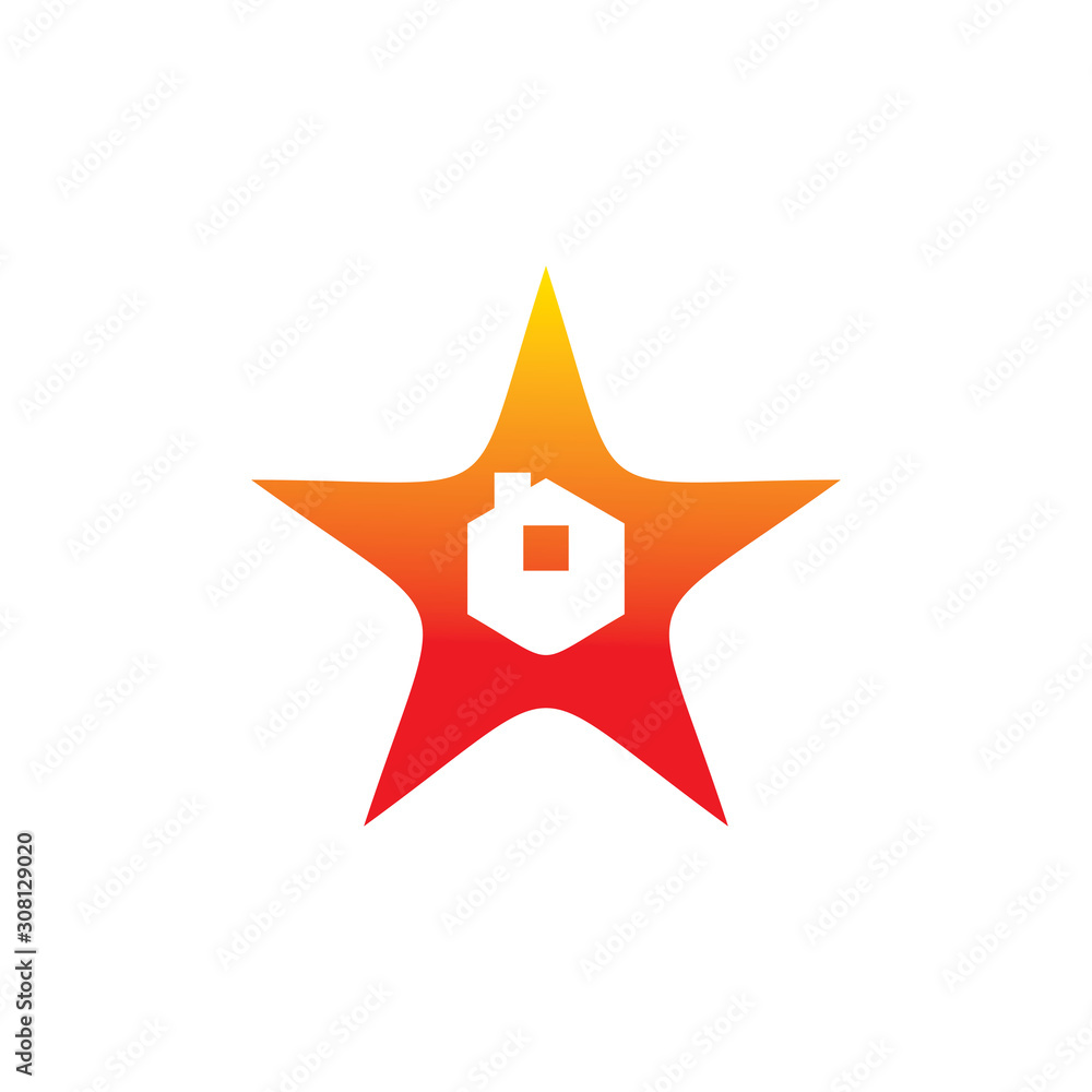 star house hotel logo design star house hotel logo design