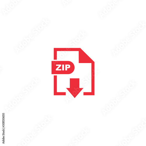 ZIP file format icon vector design symbol