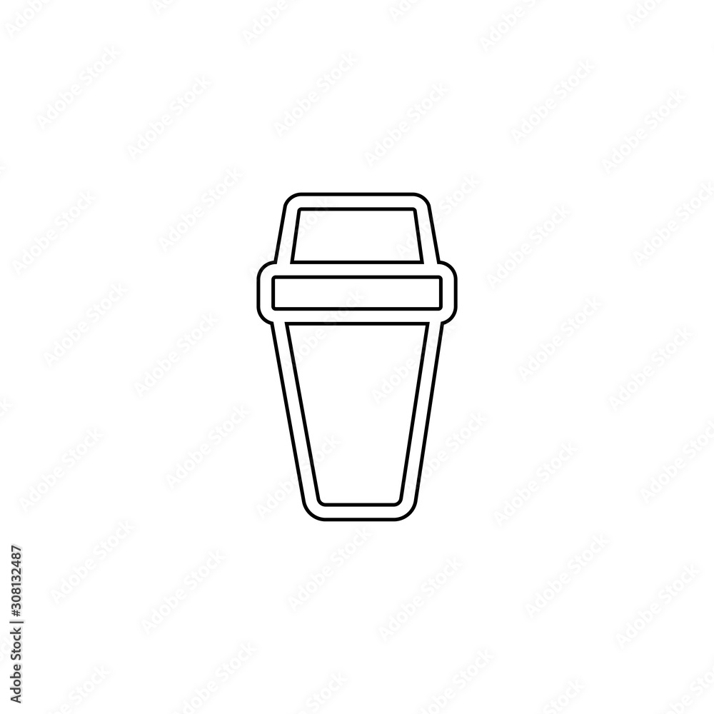 Disposable coffee cup icon. Breakfast symbol. Logo design element. Hot drink sign Disposable coffee cup icon. Breakfast symbol. Logo design element. Hot drink sign