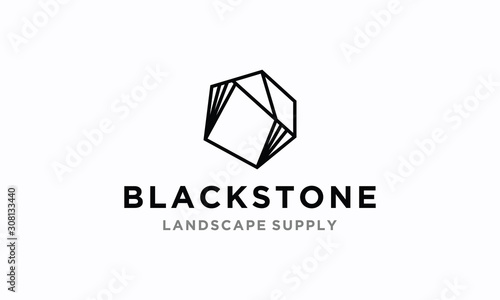 Blackstone Symbol Vector Royalty Logo Design Inspirations photo