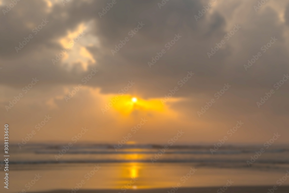 Blurred blue sky and white cloud background