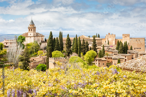 View from Gardens over Alhambra Palace