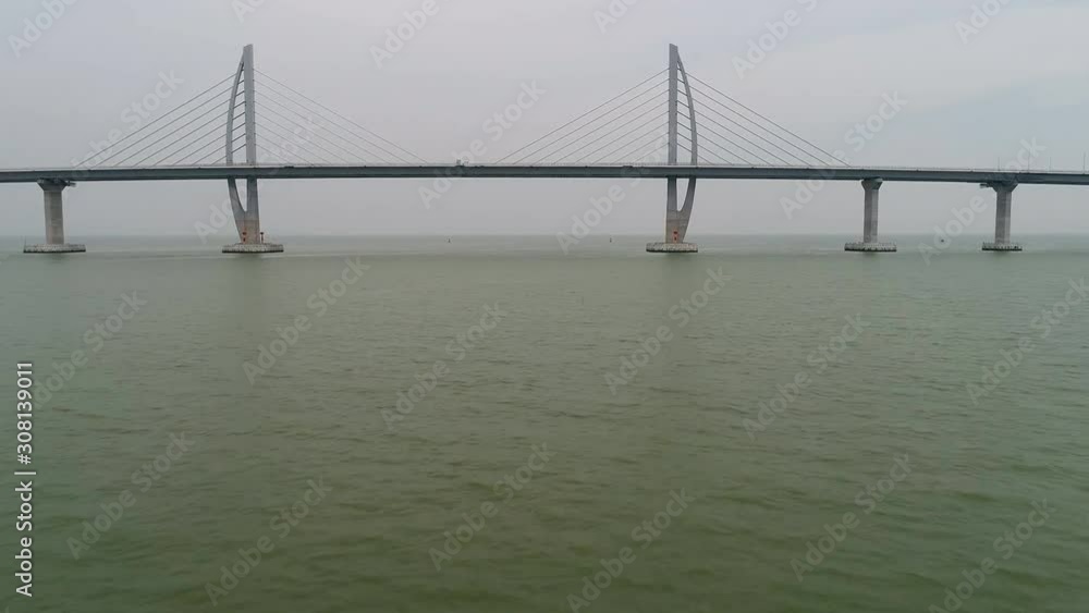 The Bridge connecting Zhuhai to Hong Kong and Macau of china(aerial photography) The Bridge connecting Zhuhai to Hong Kong and Macau of china(aerial photography)