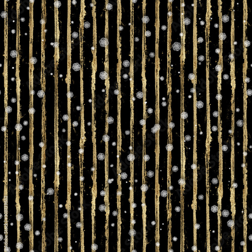 Christmas gold seamless pat...