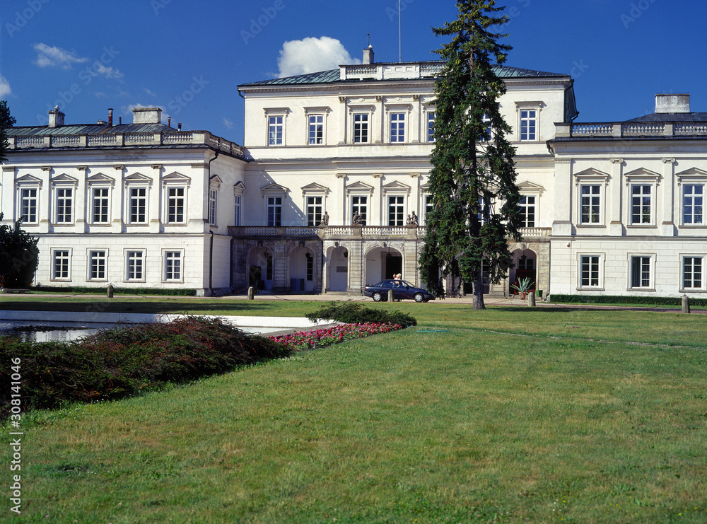 Pulawy, lubelskie region, Poland - July 2010: Czartoryski Palace in Pulawy