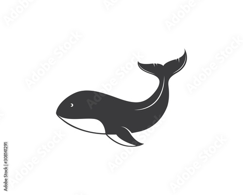 whale tail icon vector illustration design