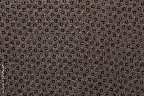 Elegant seamless fabric with floral pattern background