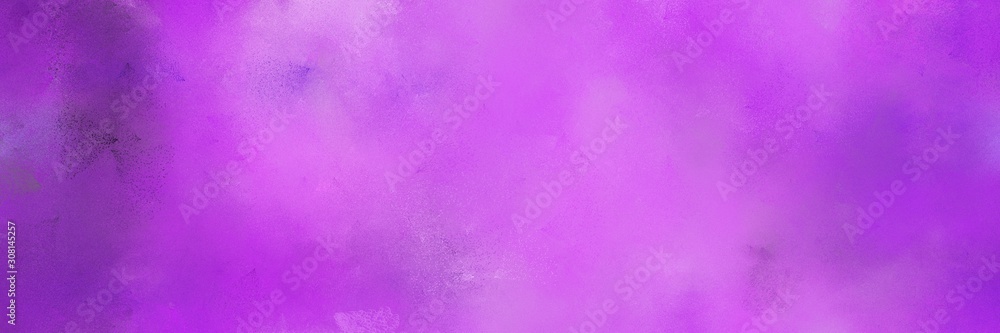 diffuse painted banner texture background with medium orchid, moderate violet and dark slate blue color. can be used as texture, background element or wallpaper