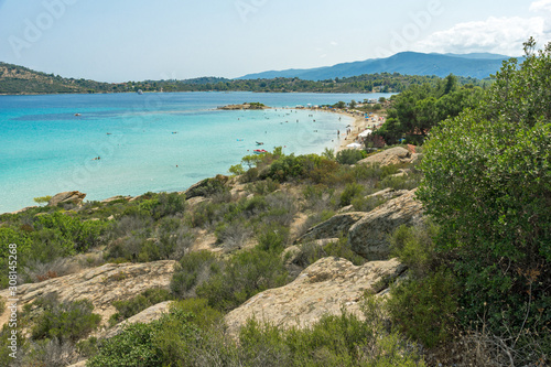Lagonisi Beach at Sithonia peninsula, Greece