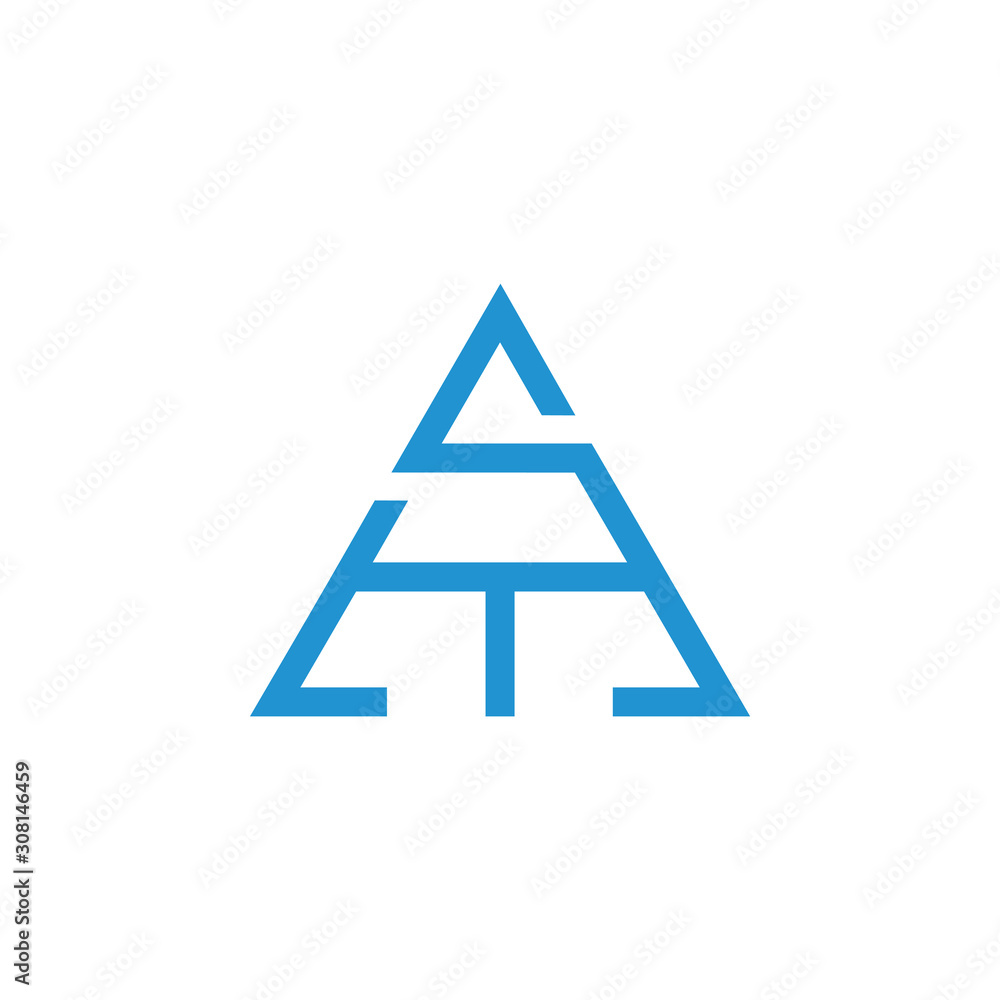 letter s m t design symbol logo vector letter s m t design symbol logo vector