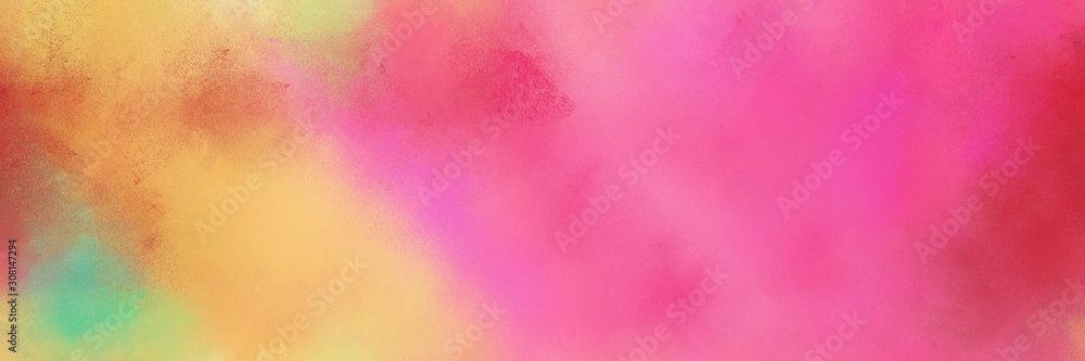 broadly painted banner texture background with pale violet red, burly wood and moderate red color. can be used as texture, background element or wallpaper