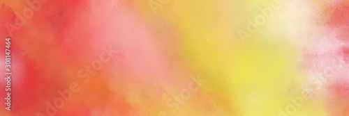 abstract sandy brown  moderate red and bisque colored diffuse painted banner background. can be used as wallpaper  poster or canvas art