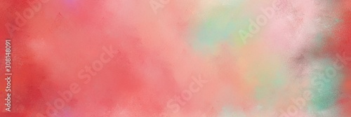 dark salmon, moderate red and pastel gray color painted banner background. broadly painted backdrop can be used as wallpaper, poster or canvas art
