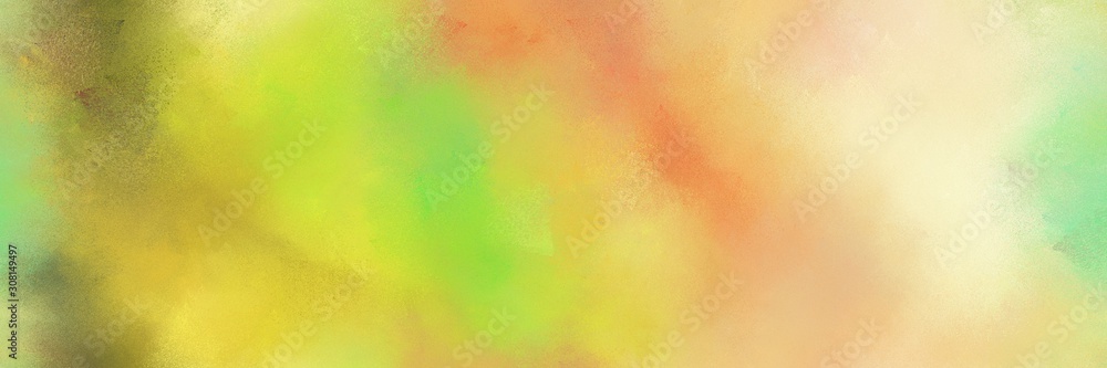 abstract dark khaki, pale golden rod and yellow green colored diffuse painted banner background. can be used as texture, background element or wallpaper abstract dark khaki, pale golden rod and yellow green colored diffuse painted banner background. can be used as texture, background element or wallpaper