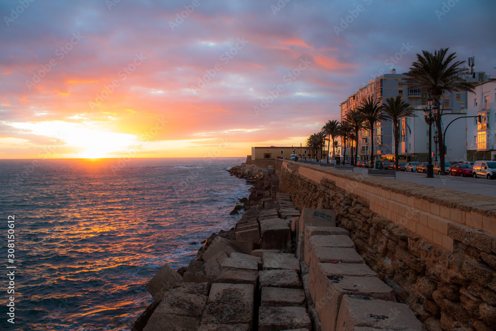 Sunset at Cádiz