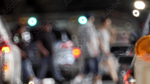 Wallpaper Mural NYC Street De-focused Torontodigital.ca