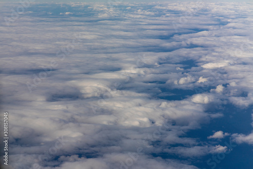 飛行機からの雲海#35