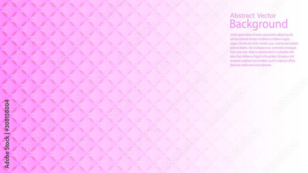 Abstract pink geometric shape on gradient background, vector illustration. Abstract pink geometric shape on gradient background, vector illustration.