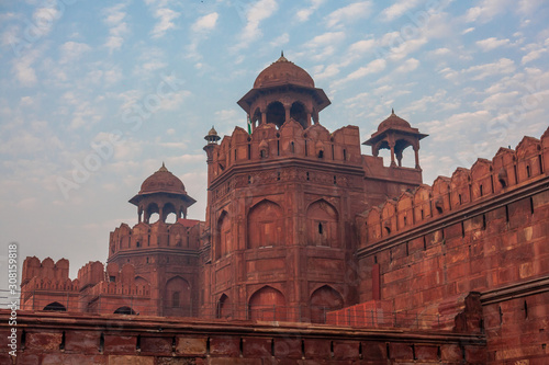 The famous red fort in Delhi, India 