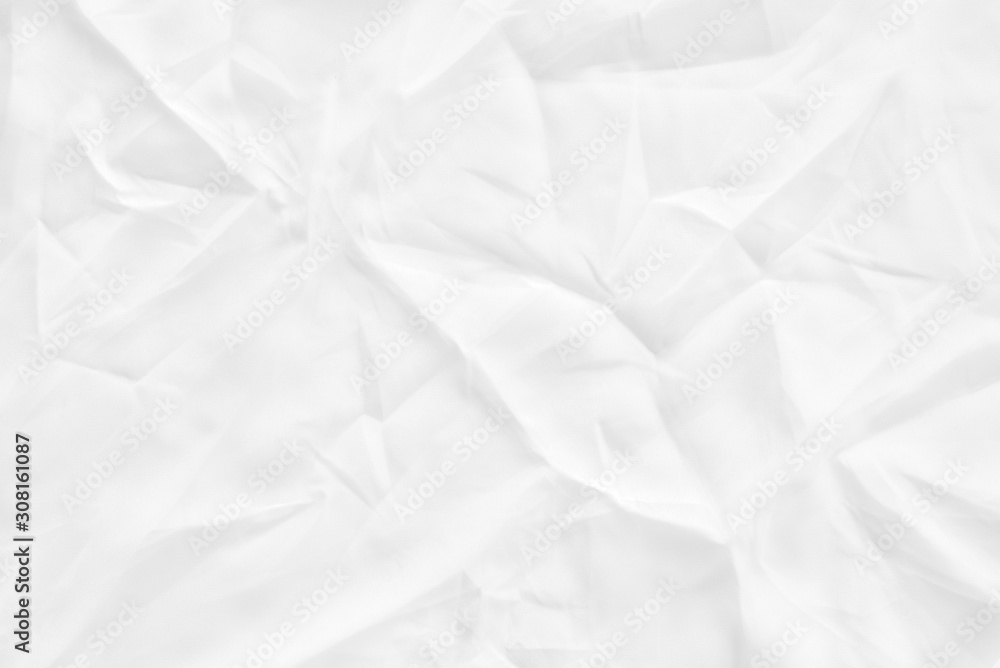 White fabric wrinkled, cloth corrugated texture background. White fabric wrinkled, cloth corrugated texture background.