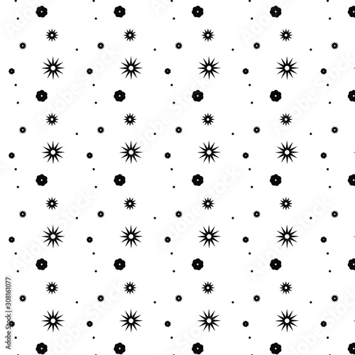 seamless floral pattern with flowers