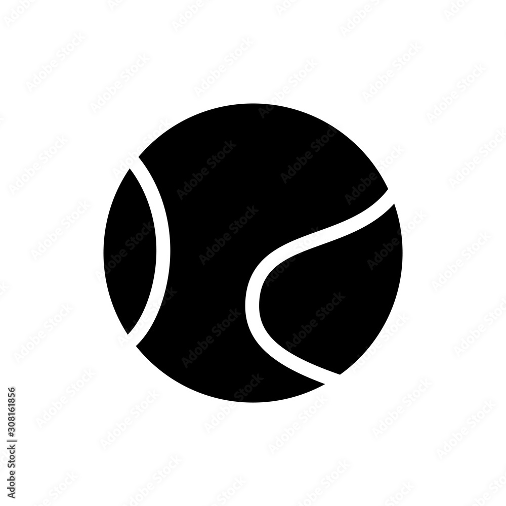 Tennis Ball icon vector design template on white background