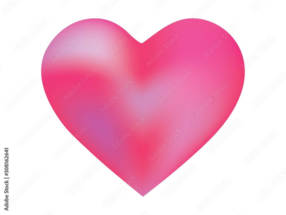 Modern background in the form of a heart.