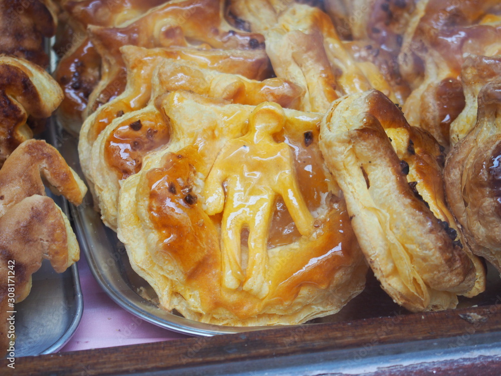 Homemade pilgrim bread, Camino de Santiago, Way of St. James, Journey from Najera to Granon, French way, Spain Homemade pilgrim bread, Camino de Santiago, Way of St. James, Journey from Najera to Granon, French way, Spain