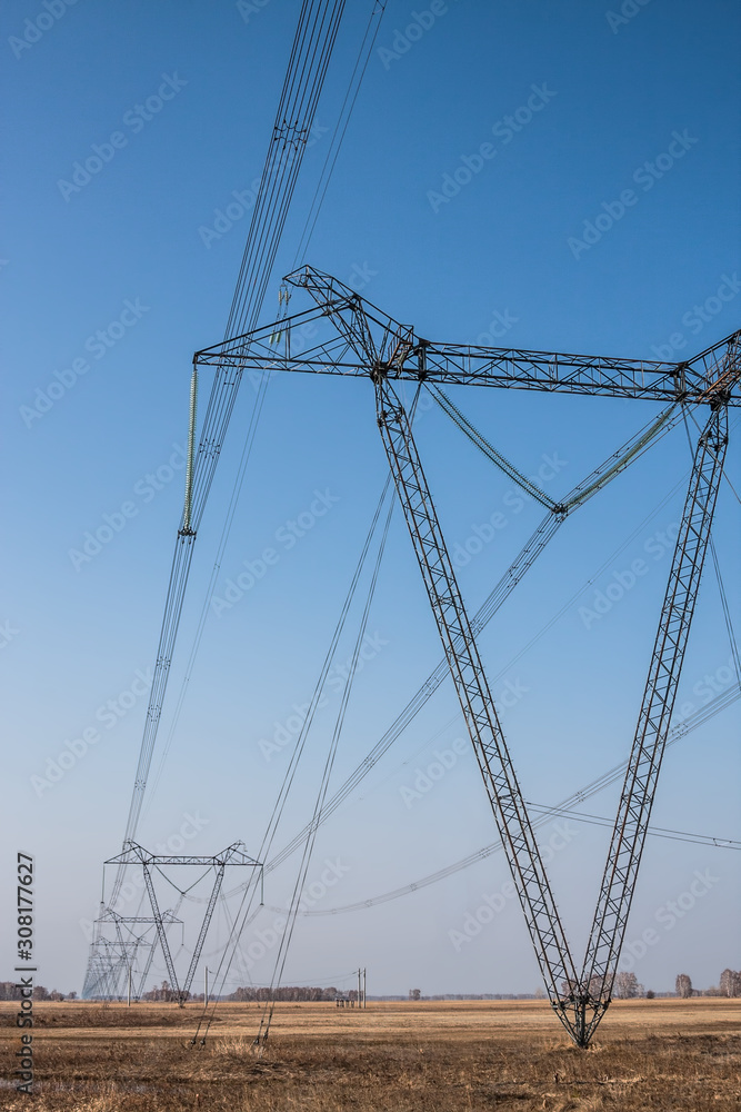 High voltage power line