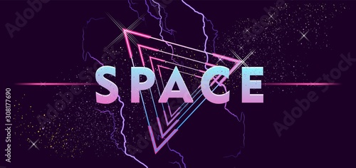 retro wave outer space vaporwave