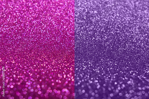 Closeup of double color magenta and violet, bright art texture